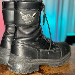 Harley-Davidson® Men's Duntley 8-Inch Black Motorcycle Boots D93460